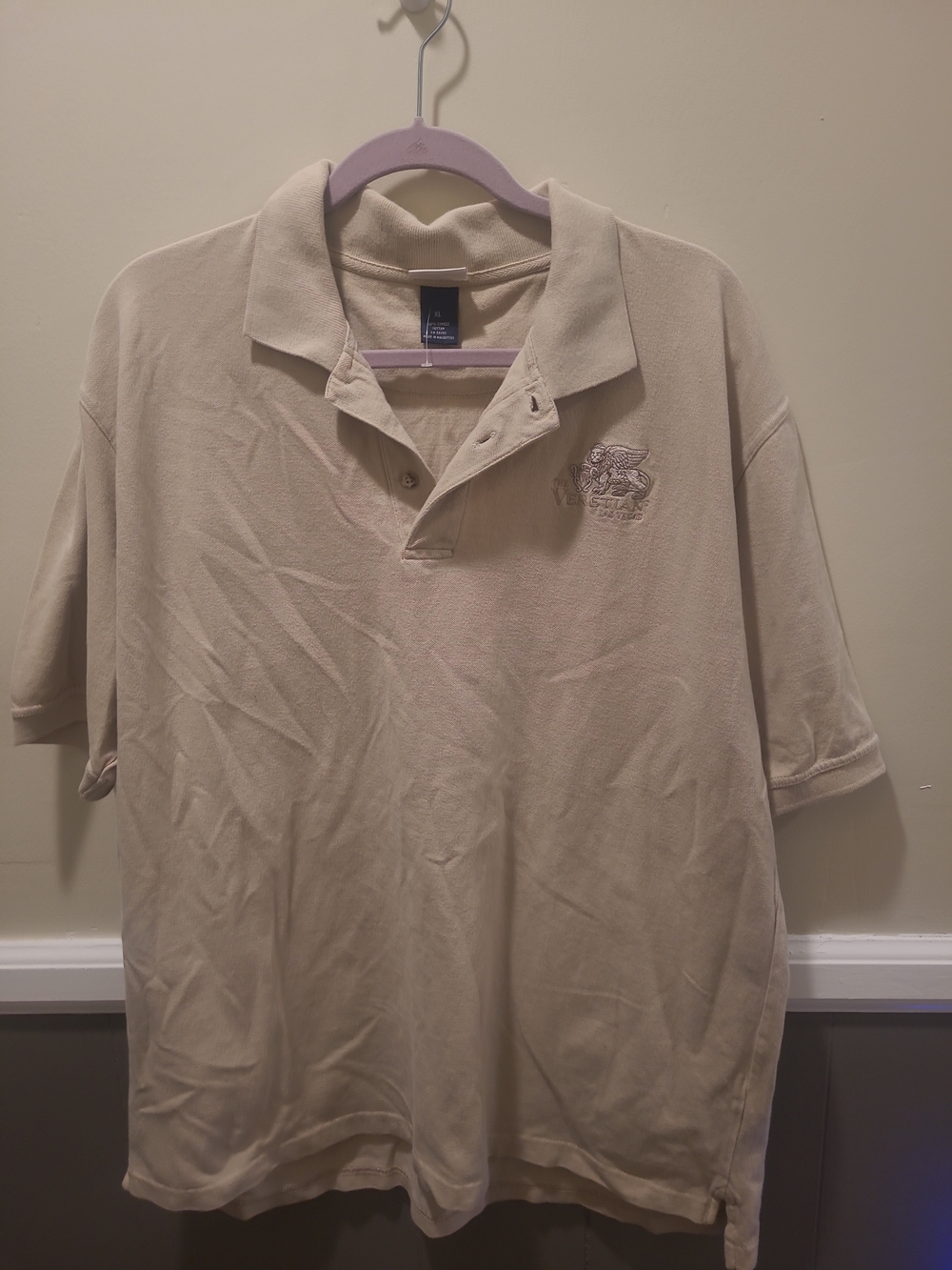 Vintage Venetian Las Vegas Casino Men’s Stone Polo Shirt Size XL